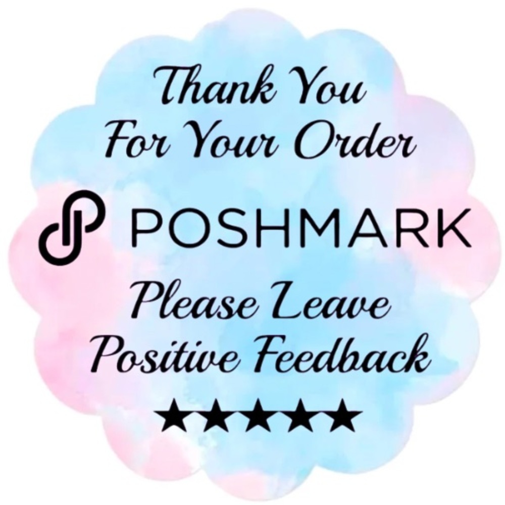 Thank You For Your Poshmark Purchase Labels Stickers 12 colors to choose from